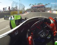 RACER VIDEO: Simon Pagenaud IndyCar Long Beach Visor Cam 2014