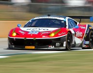 IMSA: AIM Autosport parts with Bell and Sweedler