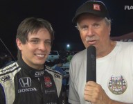 RACER Video: Robin Miller with Gabby Chaves on his USAC debut