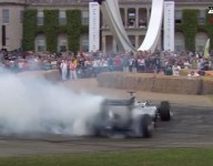 Goodwood FOS video: Bottas rips Mercedes F1 tires apart