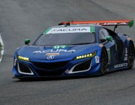 Crashed Shank Acura ready to race