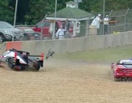 Penske, Scuderia Corsa clash early at Petit