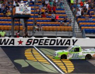 Moffitt holds off Gragson for Trucks win at home in Iowa