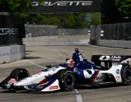 Rahal's Detroit win streak ends with hard crash
