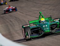 Pigot breaks through at Iowa for first IndyCar podium