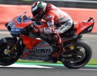 Lorenzo edges Dovizioso for Silverstone pole; Rabat injures leg