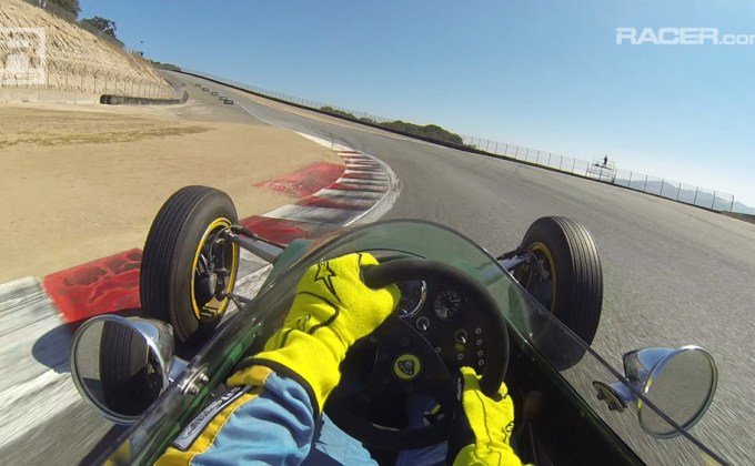 RACER video: 1963 Lotus 27 FJ Visor Cam with Danny Baker