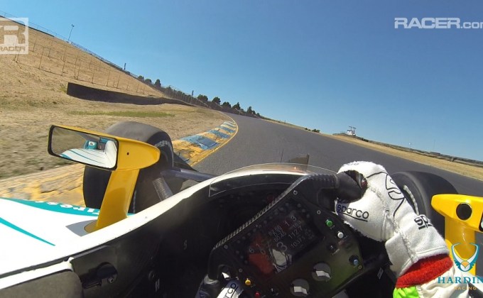 RACER video: Patricio O'Ward IndyCar Visor Cam at Sonoma