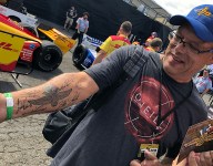 Portland fan wears IndyCar love on his skin
