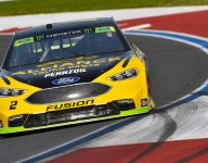 Keselowski fastest before crashing in final Charlotte practice