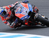 Dovizioso leads Motegi MotoGP practice