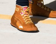 Verstappen destroyed shoe with heat of his push to P2
