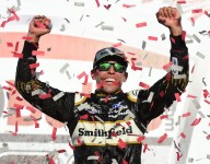 Almirola reaches Round of 8 with Talladega win