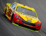 Logano earns first pole of the season at Kansas