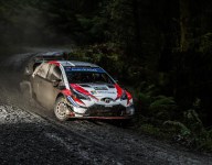 Tanak leads, Ogier charges into second in Wales