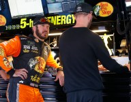 Truex holds to his line on Logano