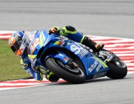 Rins leads Friday MotoGP practice at Sepang