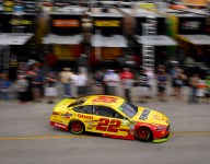 Logano tops first Saturday practice