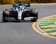Hamilton narrowly tops opening practice in Melbourne