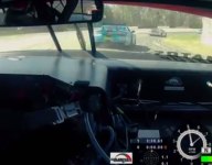 Matos Trans Am in car at Road Atlanta