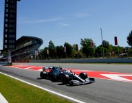 Bottas leads Ferraris in Spain as Stroll crashes