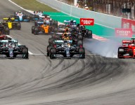 Vettel says first-corner bid cost him a podium