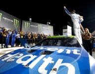 Larson holds off Harvick for Monster Energy All-Star $1 million