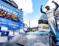 Truex wins rain-delayed Dover