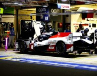 LM24 Hour 8: No. 8 Toyota leads into the dark