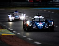 LM24 Hour 14: Spots of rain as the hour closed ...