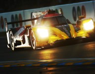 Goodyear vs Michelin tire war headlines LMP2 running in Barcelona