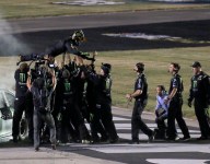 Kurt Busch wins overtime Battle of the Brothers in Kentucky