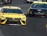 Jones finishes third, blasted by an angry Stenhouse Jr.