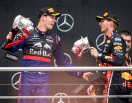 Shock podium comes hours after birth of first child for Kvyat