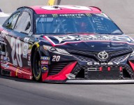 Running on fumes, Jones salvages season-best finish at Pocono