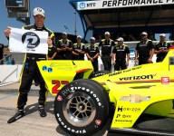 Pagenaud leads Penske qualifying rout at Iowa