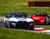 Noaker wins Global Mazda MX-5 Cup Mid-Ohio Race 1