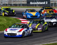 Stout wins wild Global Mazda MX-5 Cup Race 2 on final lap