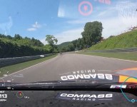 In car: Compass Racing McLaren at Lime Rock