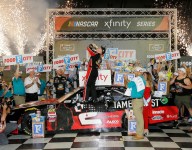 Reddick last to first, heartbreak for Allgaier, in hectic Bristol Xfinity