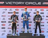 Car survives late-race restart for fifth F4 win