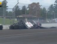 Keselowski critical of ‘atrocious angle’ after Brickyard wreck
