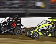 Larson wins wild Stoops Pursuit Race on IMS dirt
