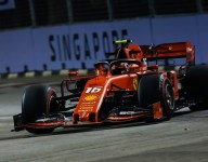 Leclerc tops Hamilton for Singapore pole