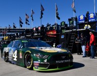 Harvick surges to pole at Texas