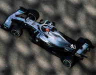 Russell leads final day of tire test