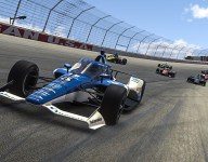 Earnhardt Jr picks off a podium finish in IndyCar iRacing debut
