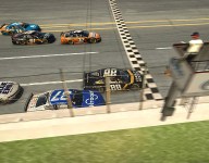 Bowman edges LaJoie, Preece for victory at virtual Talladega