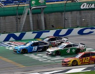 Custer 'had to get to the top' on final restart