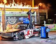 Fifth Trucks win at TMS for Kyle Busch as Eckes makes it tough